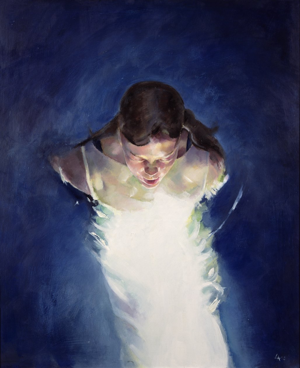 Utan titel, 2004 (olja på duk) av Lucinda Arundell