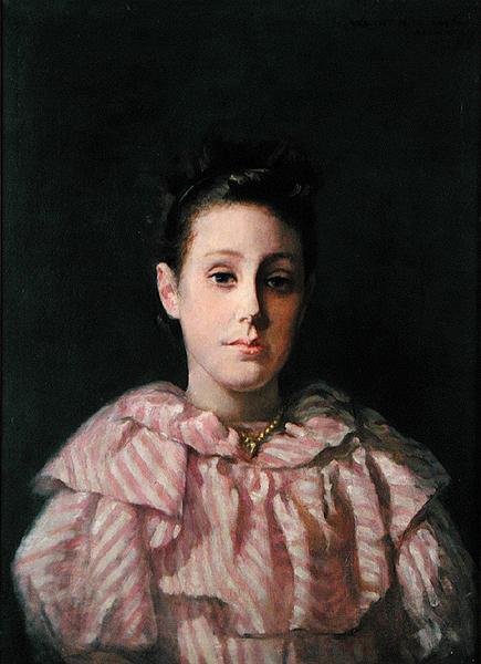 Porträtt av en ung flicka av Lucius Wolcott Hitchcock