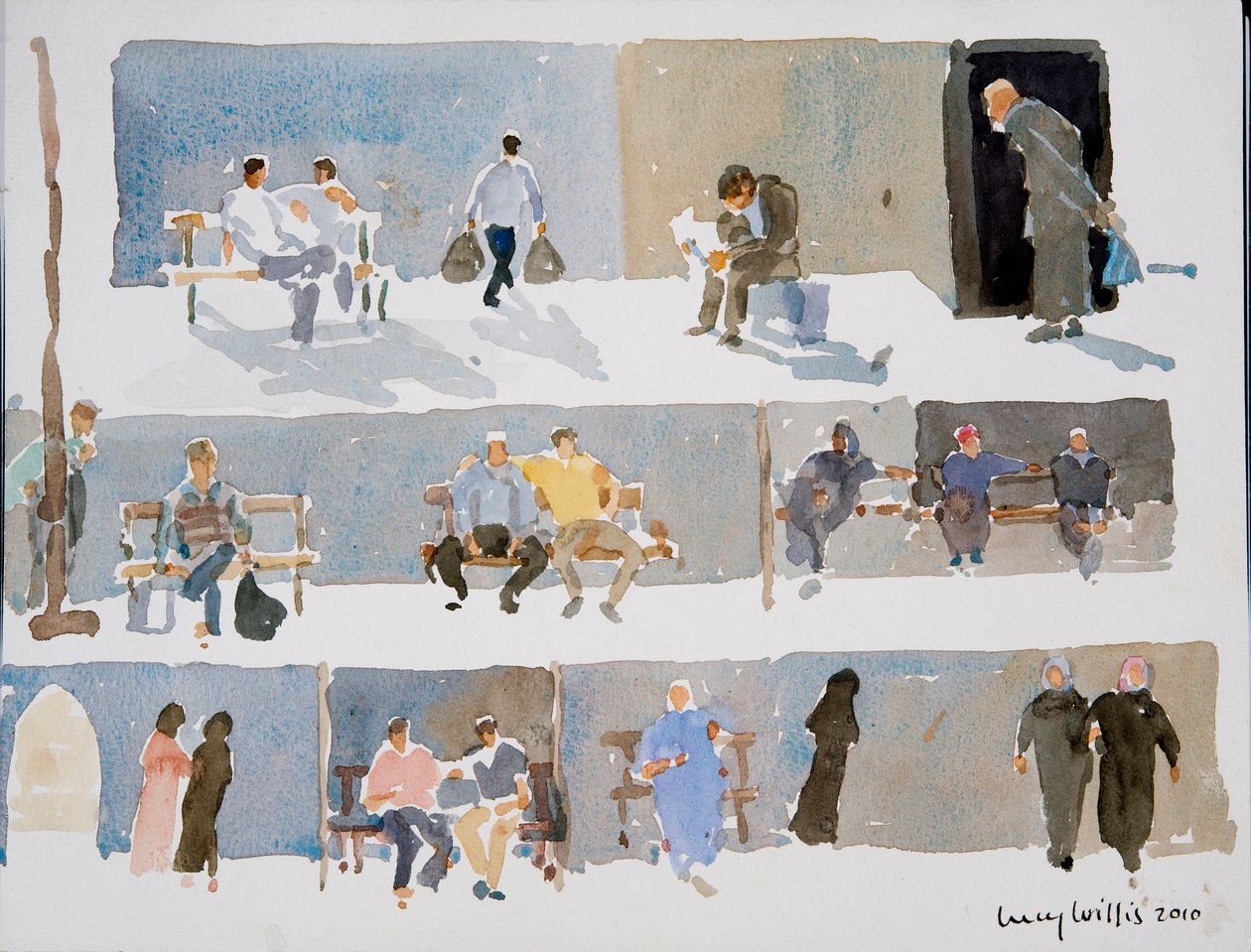 Folket i Aleppo, 2010 av Lucy Willis