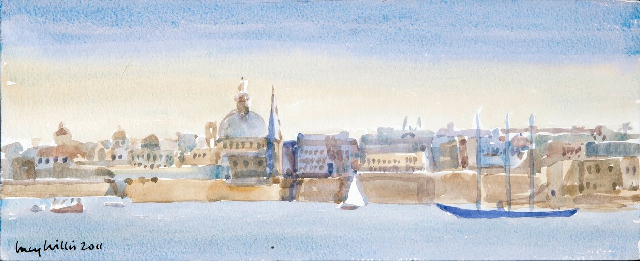 Valletta Skyline, 2011 av Lucy Willis