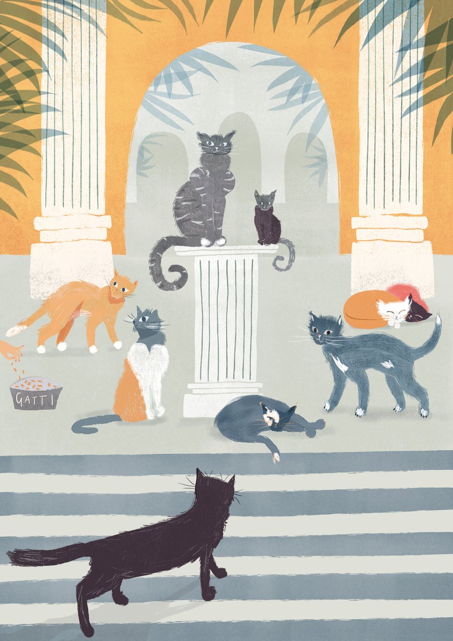 Strays of Rome, 2015 (digital) av Lucy Banaji