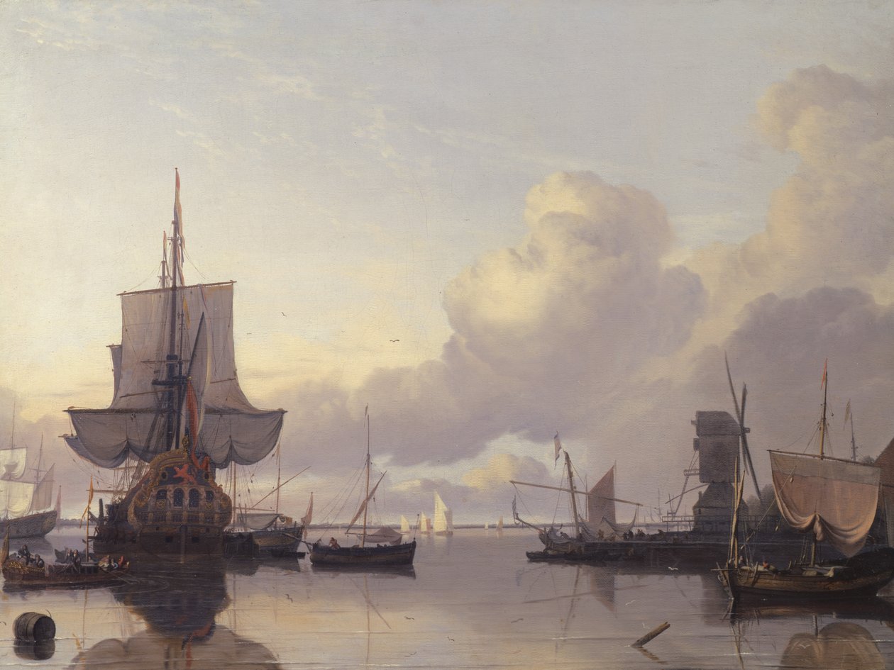 Hamn av Ludolf Backhuysen