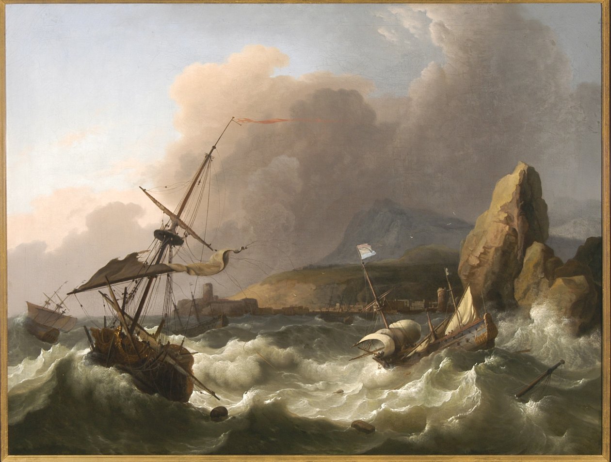 Storm till sjöss, 1702 av Ludolf Backhuysen