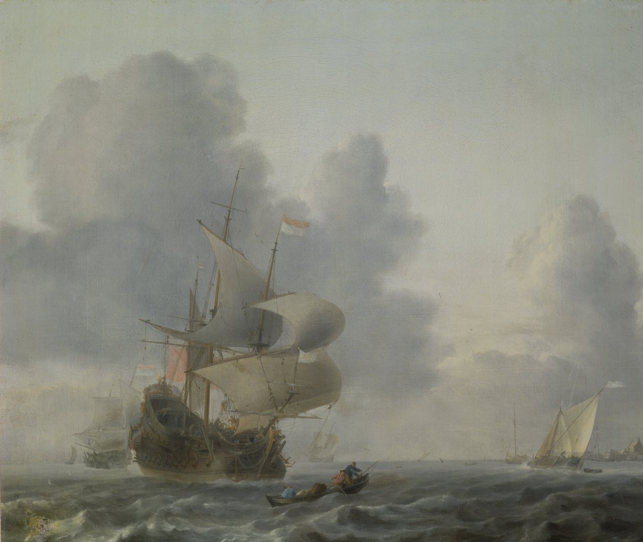 Stormigt hav, 1690 av Ludolf Backhuysen