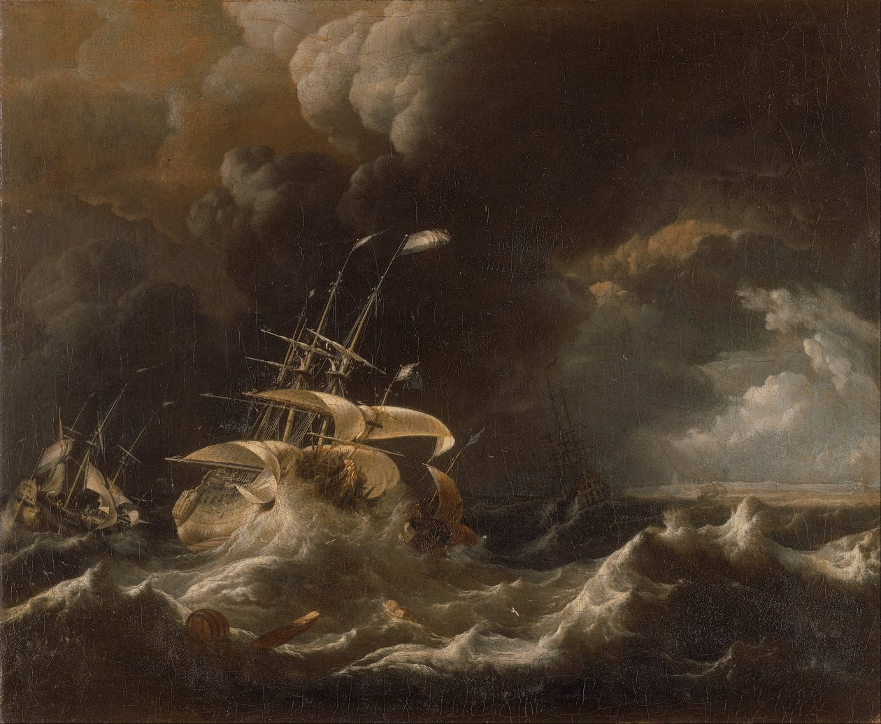 Dutch Merchant av Ludolf Bakhuizen