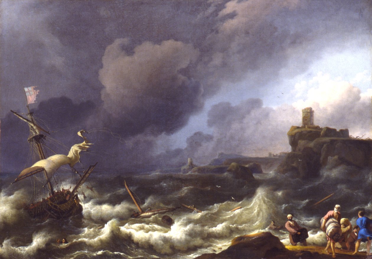 Stormen, sent 1600-tal av Ludolf Backhuysen I