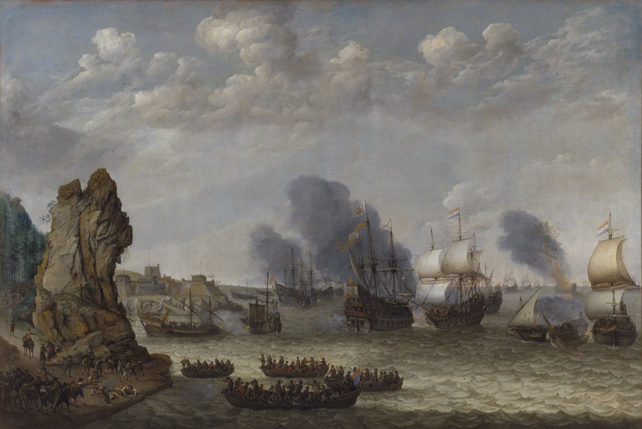 Fyradagarsslaget, 11-14 juni 1666 av Ludolf Bakhuizen