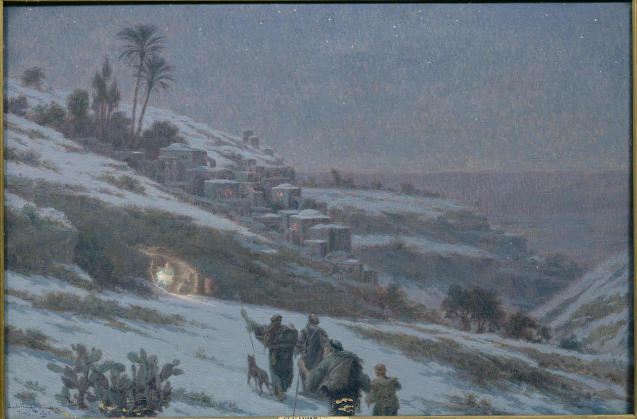 Julnatten i Betlehem, 1893 av Ludovic Alleaume