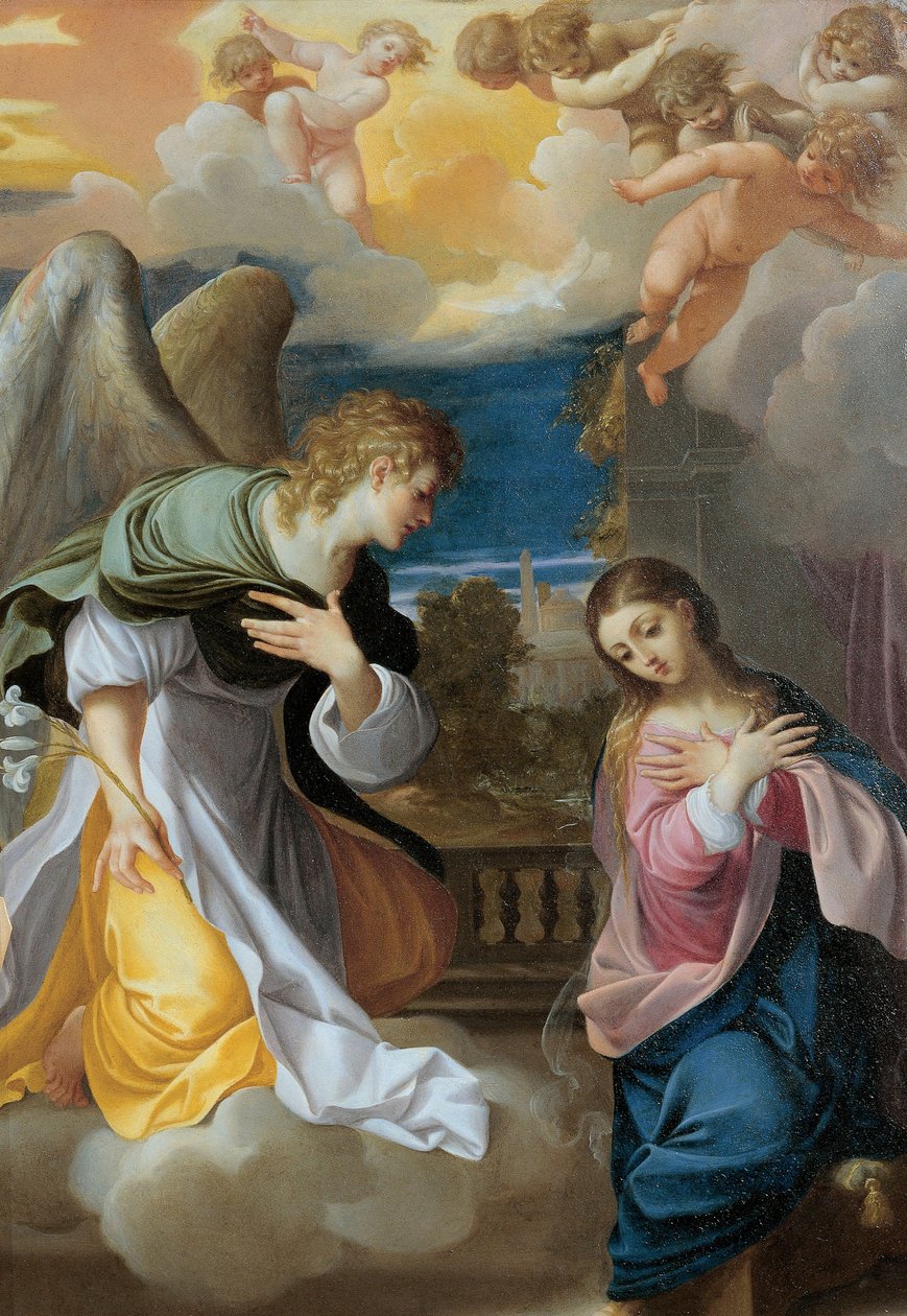 Annonsering av Ludovico Carracci