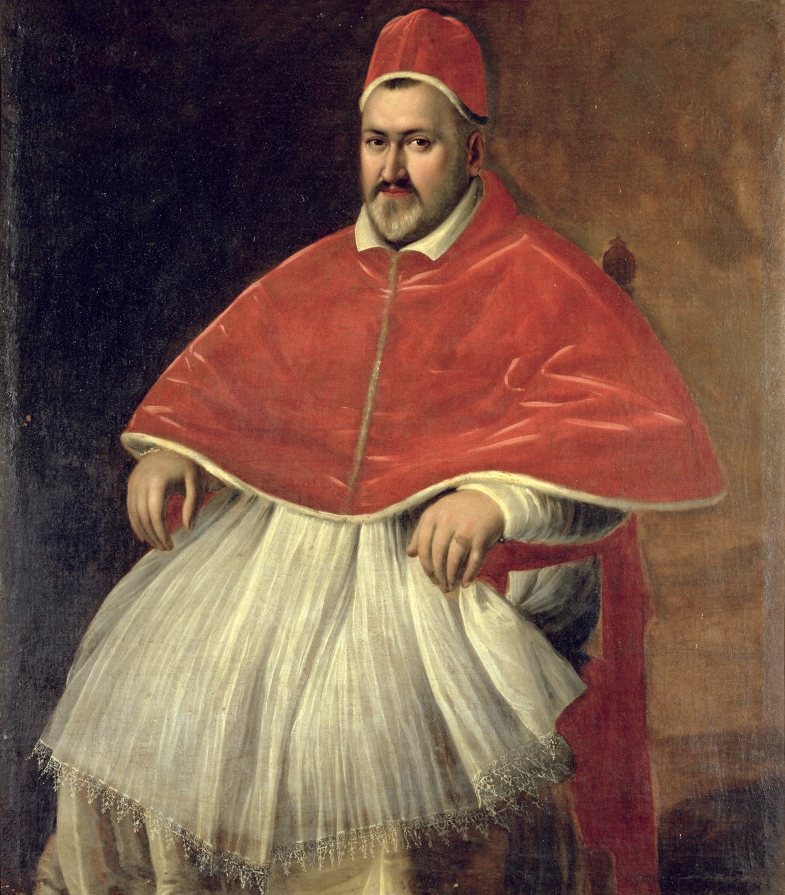 Porträtt av påven Paulus V (1552-1621) av Ludovico Leoni