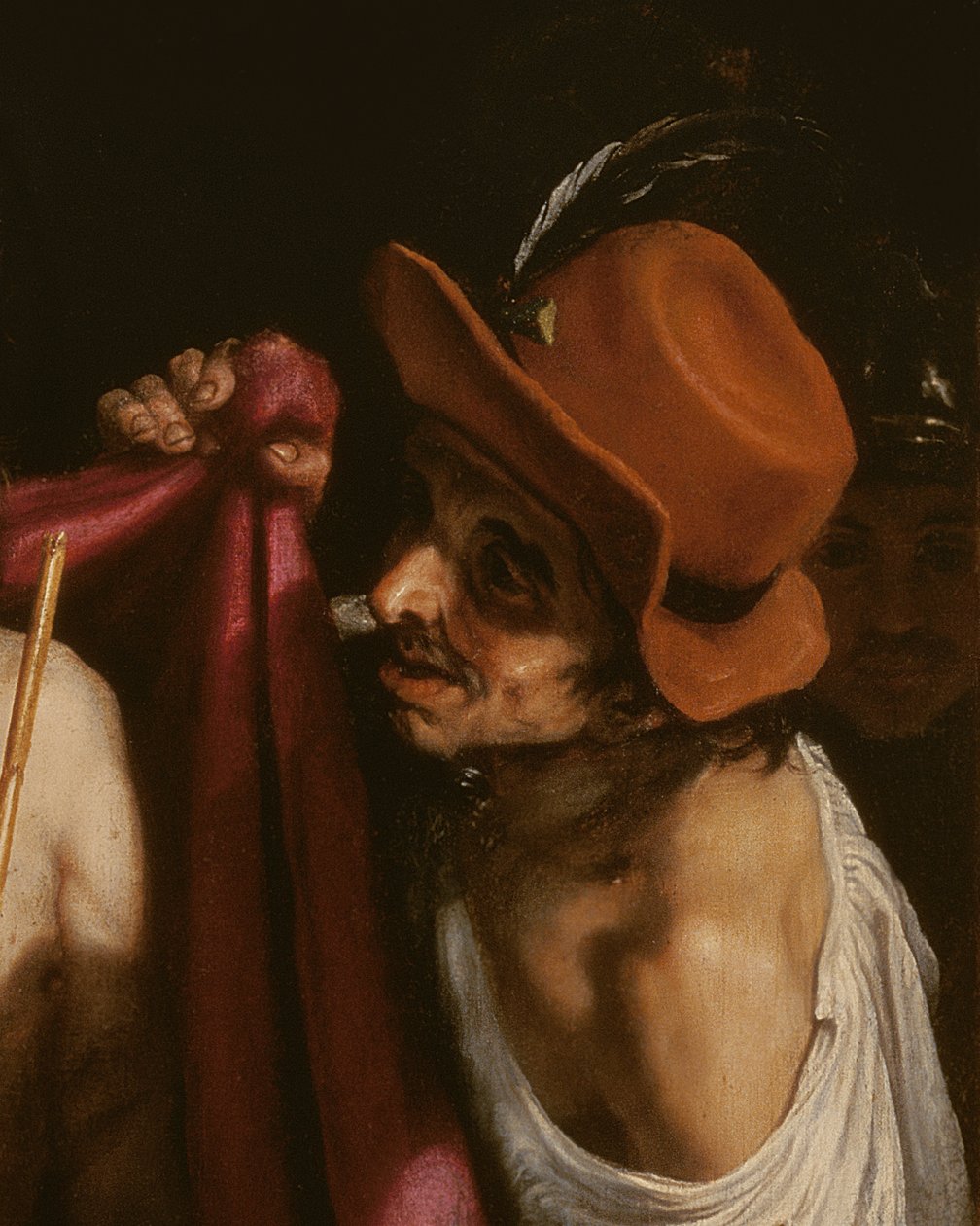 Detalj från Ecce Homo av Ludovico Cardi Cigoli