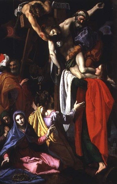 Depositionen (panel) av Ludovico Cardi Cigoli