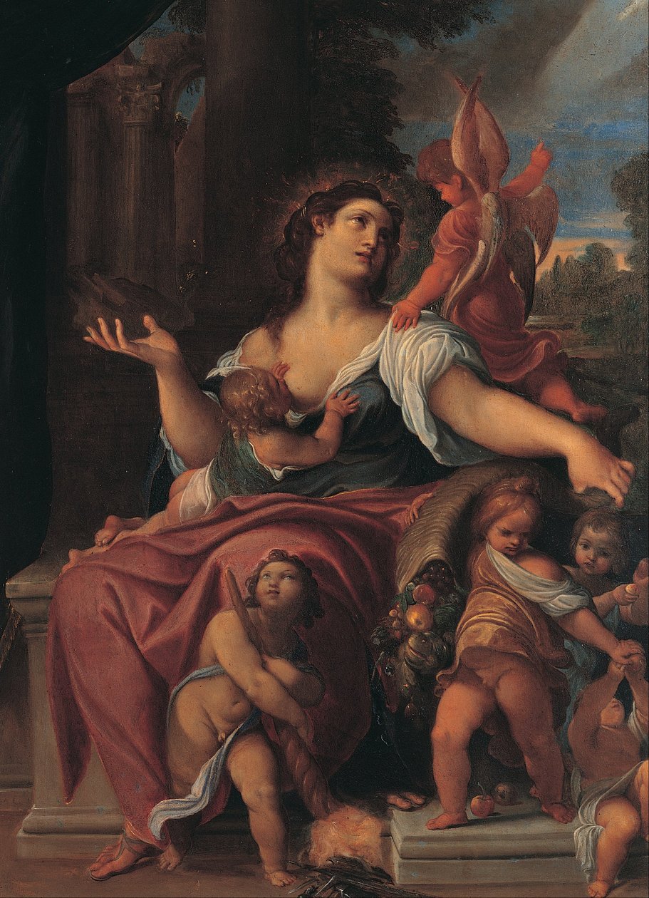 Allegori om försynen av Ludovico Carracci
