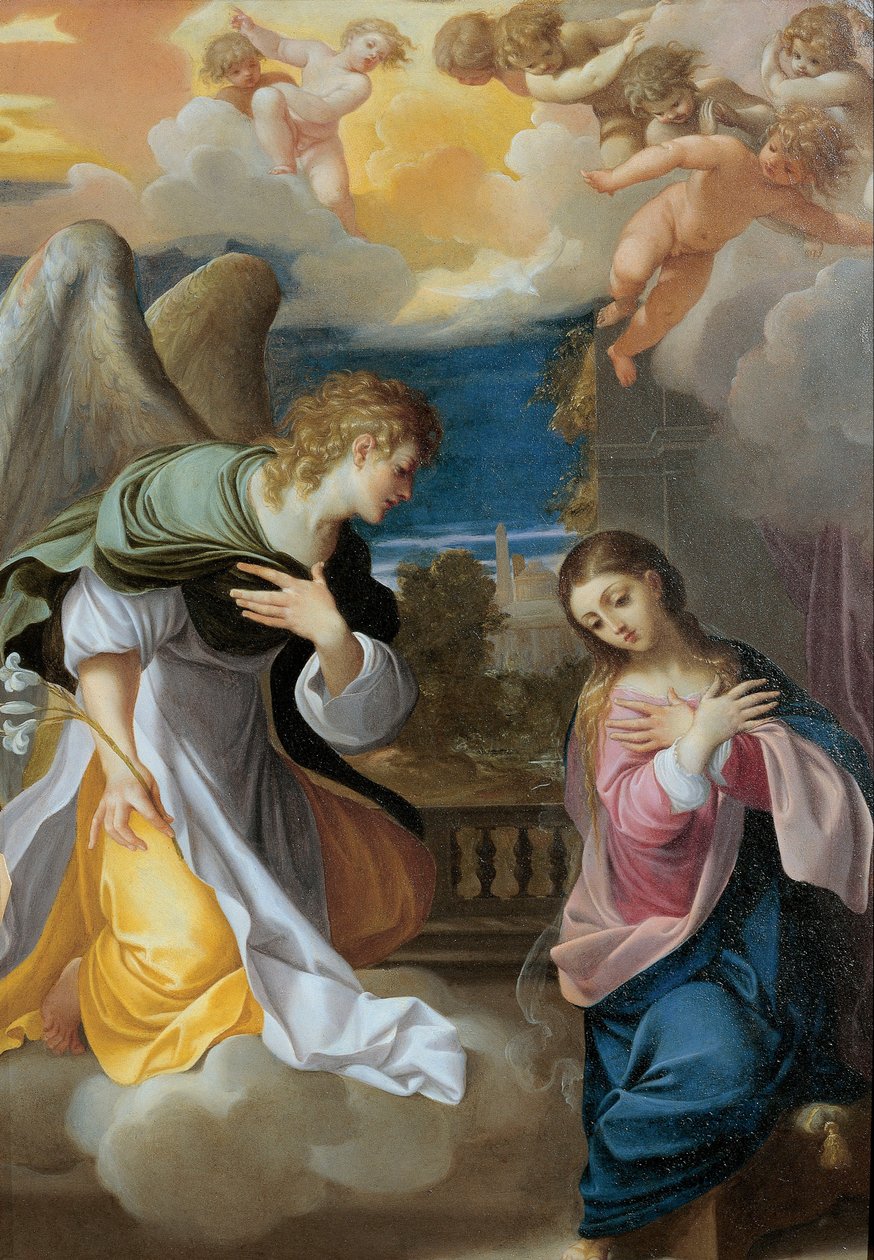 Bebådelse av Ludovico Carracci