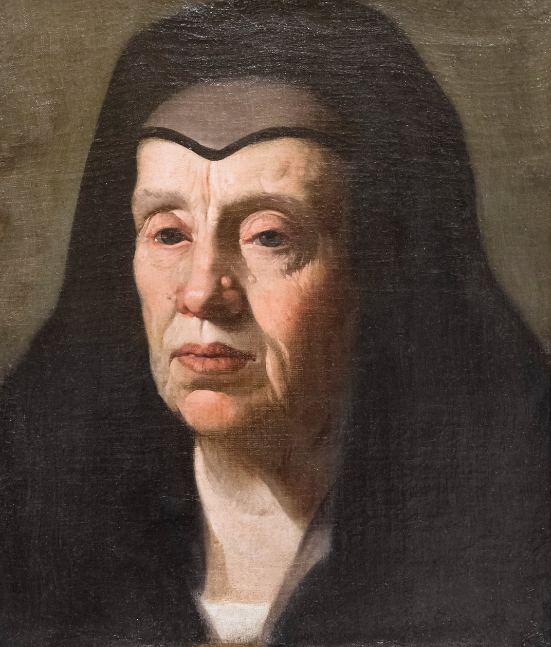 Porträtt av en kvinna av Ludovico Carracci