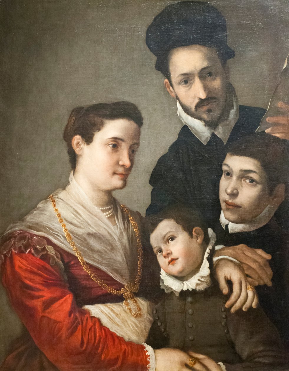 Familjen Tacconi av Ludovico Carracci