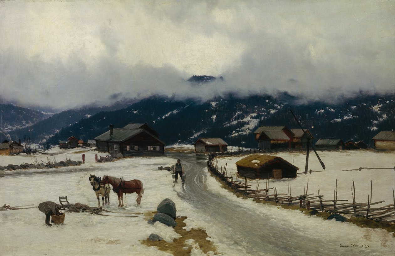 Vinter av Ludvig Skramstad