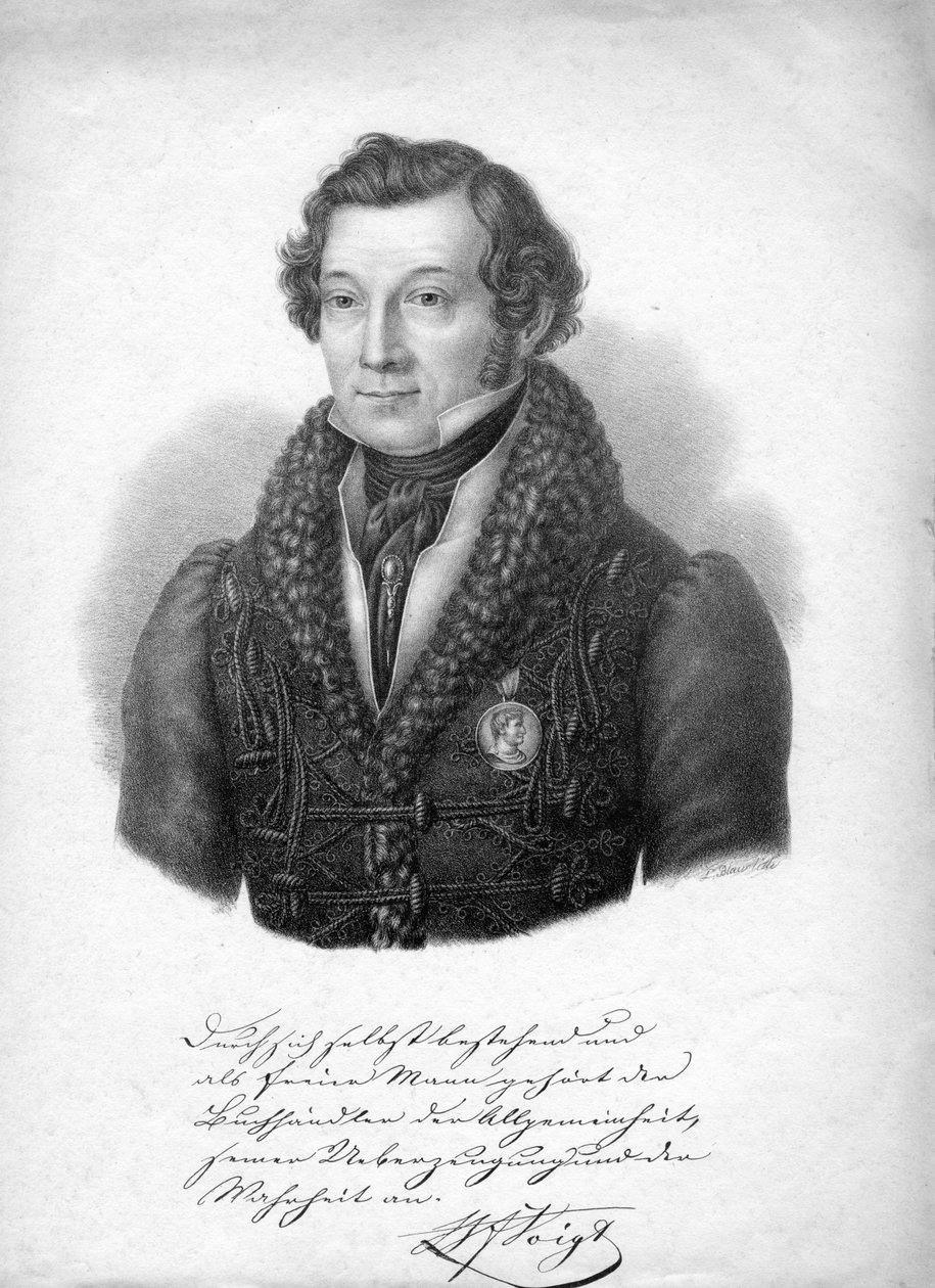 portrait gravé av Ludwig Blau
