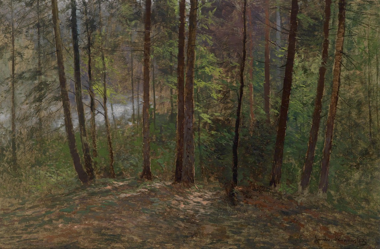 Waldinneres av Ludwig Skramstadt