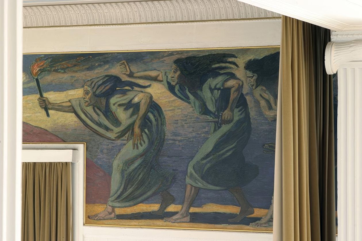 Weimar, Nationalteatern, Erinyes av Ludwig von Hofmann