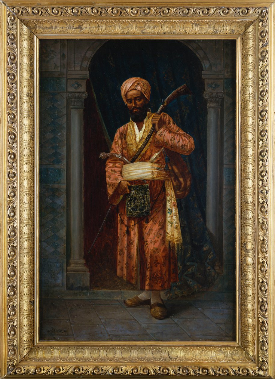 Arabgardet (olja på duk) av Ludwig Deutsch