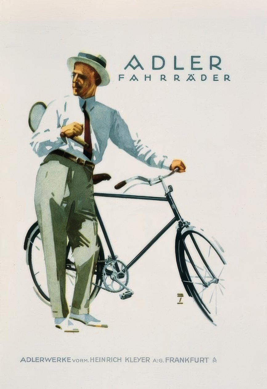 Adler cyklar av Ludwig Hohlwein