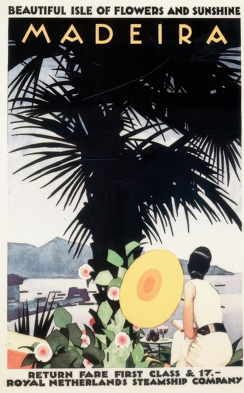 Vackra Isle of Flowers and Sunshine MADEIRA av Ludwig Hohlwein
