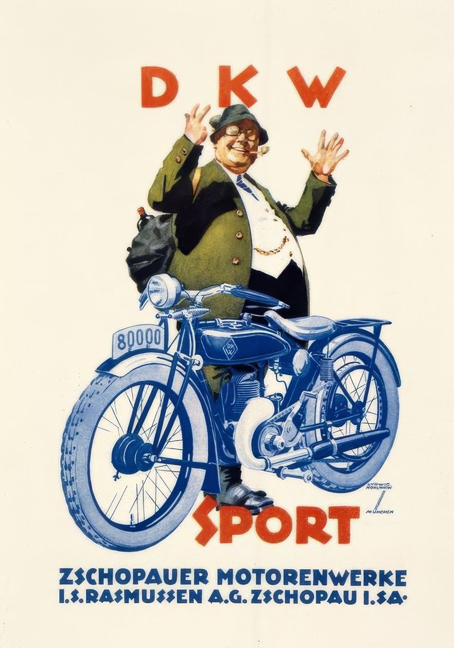 DKW SPORT av Ludwig Hohlwein