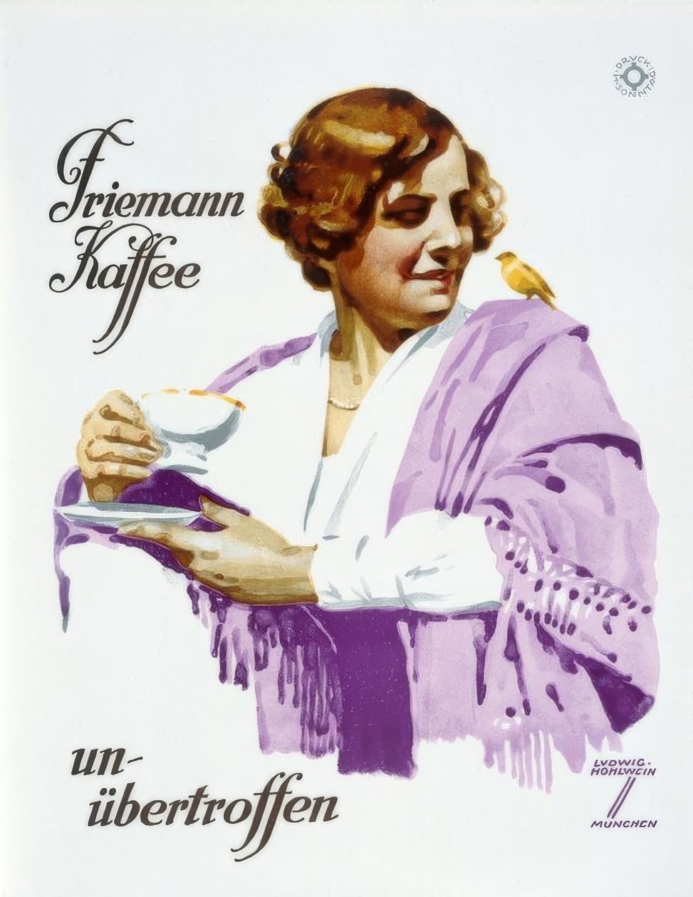 Friemann Coffee - oöverträffad av Ludwig Hohlwein