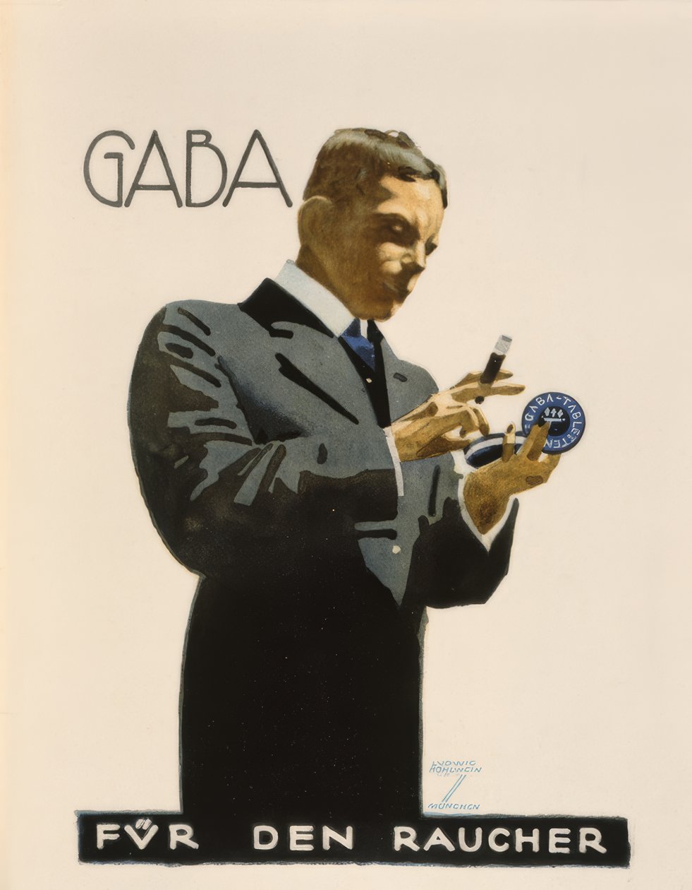 Gaba / För rökaren av Ludwig Hohlwein