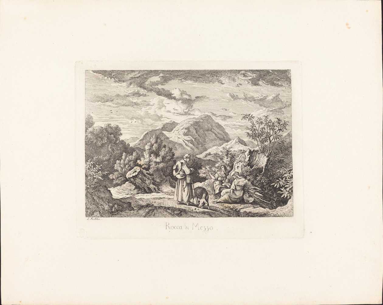 Rocca di Mezzo av Ludwig Richter