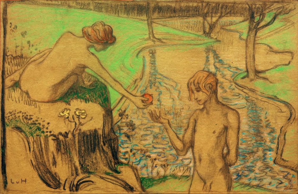 Adam och Eva av Ludwig von Hofmann