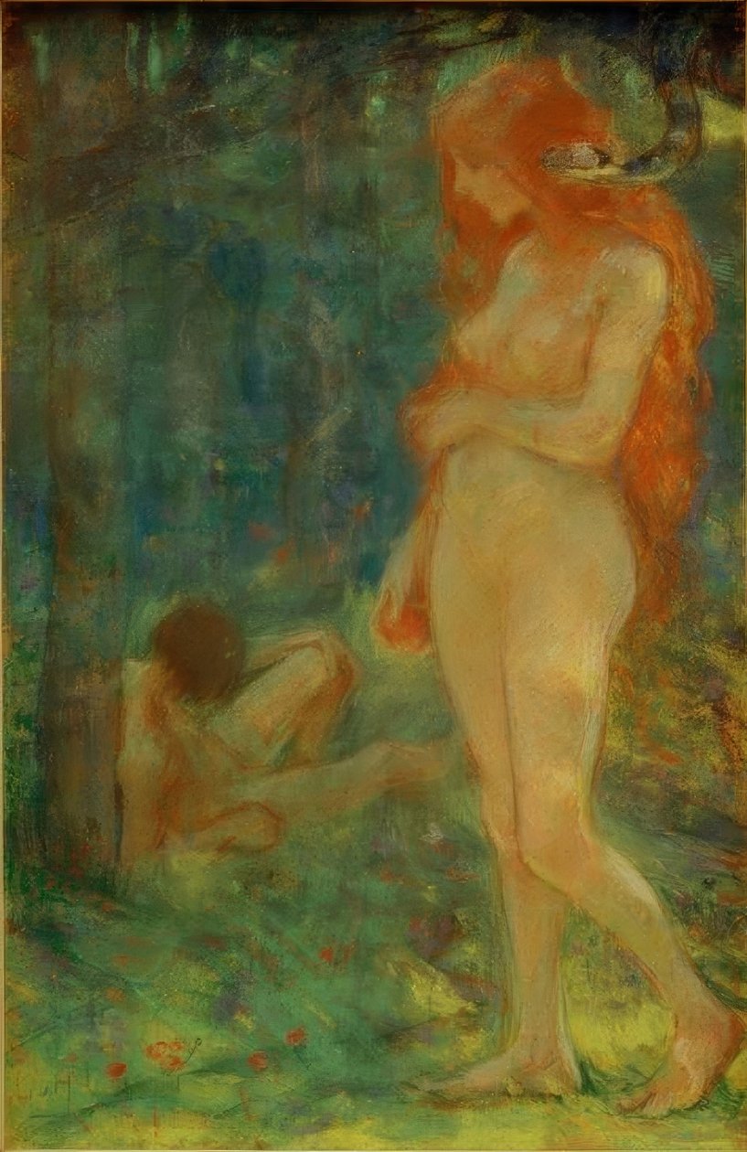 Adam och Eva av Ludwig von Hofmann