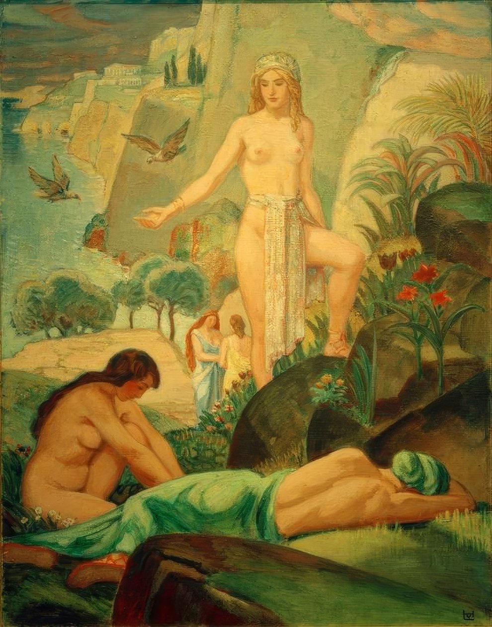 Afrodite av Ludwig von Hofmann