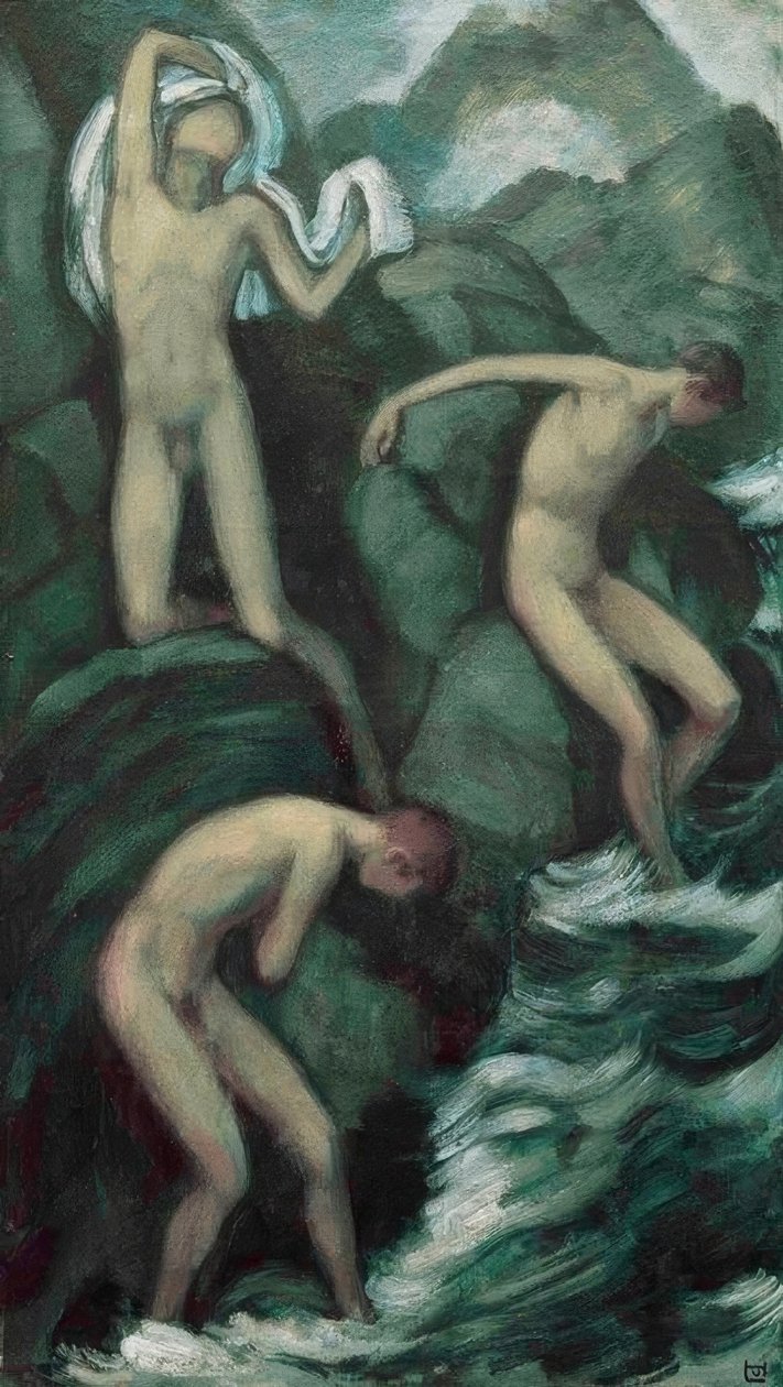 Bergsbäck av Ludwig von Hofmann