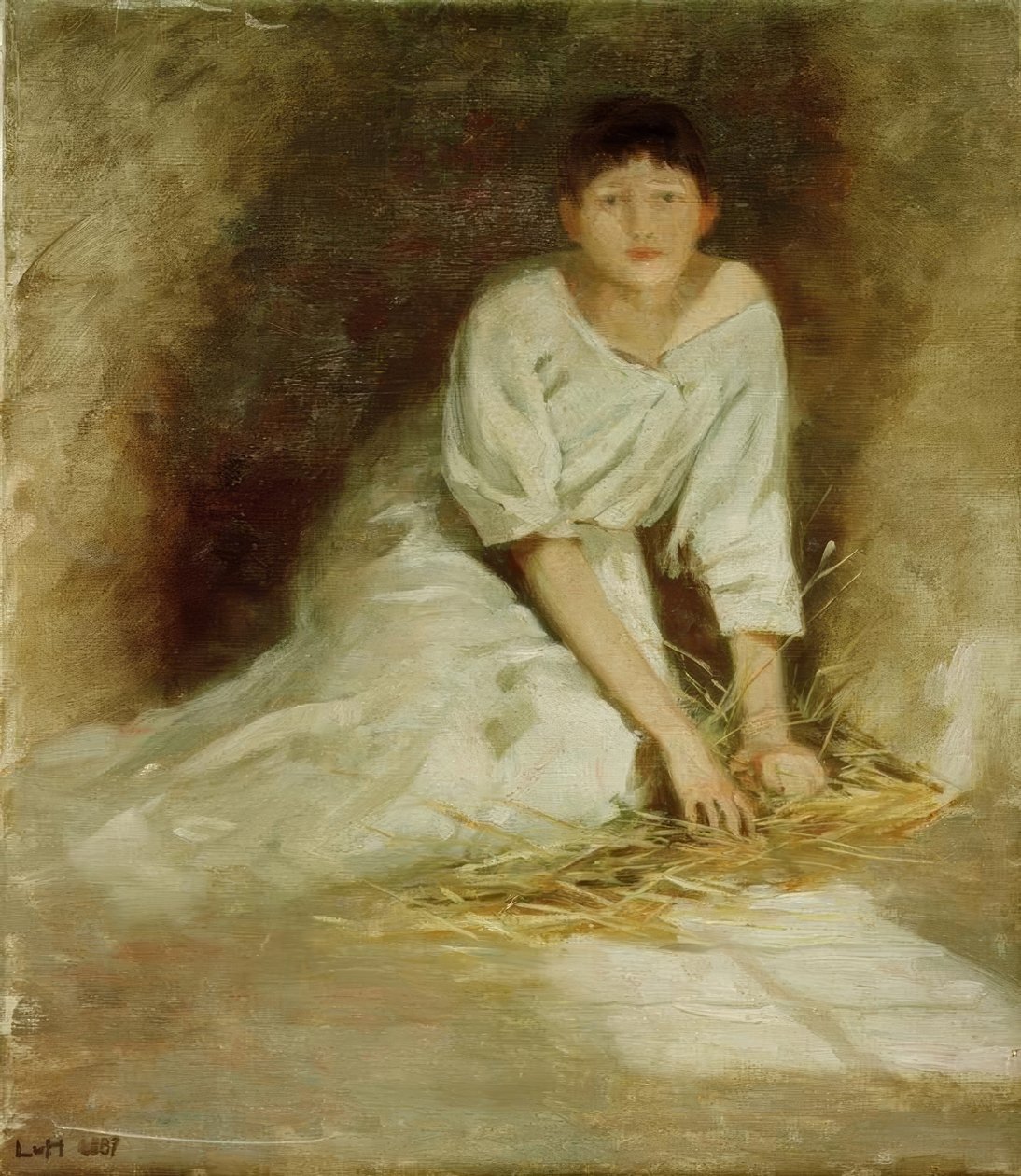 Gretchen i fängelsehålan av Ludwig von Hofmann
