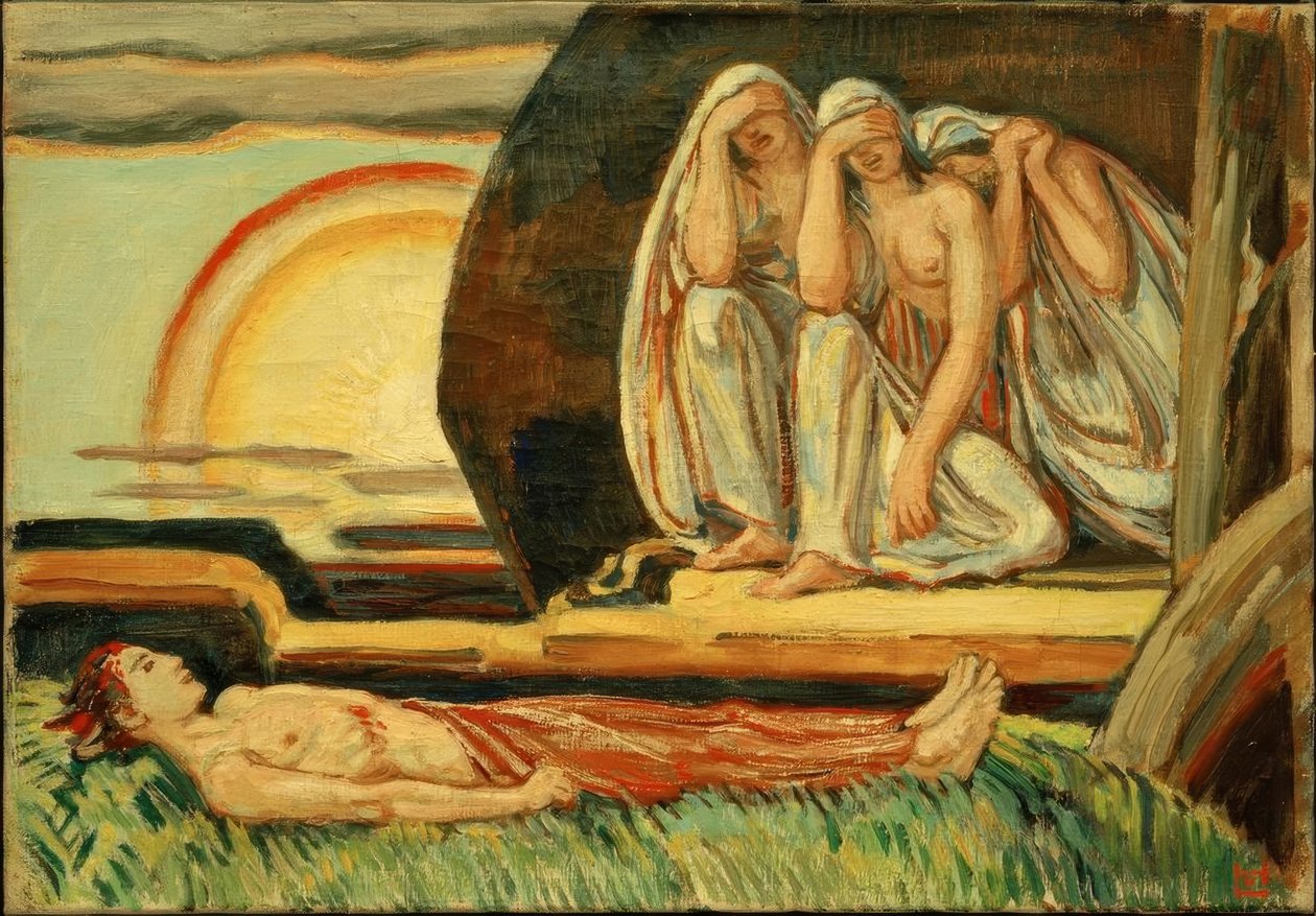 Klagomål för Phaeton av Ludwig von Hofmann