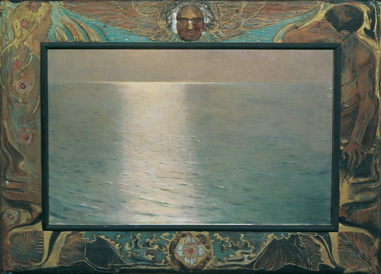 Largo (solnedgång) av Ludwig von Hofmann