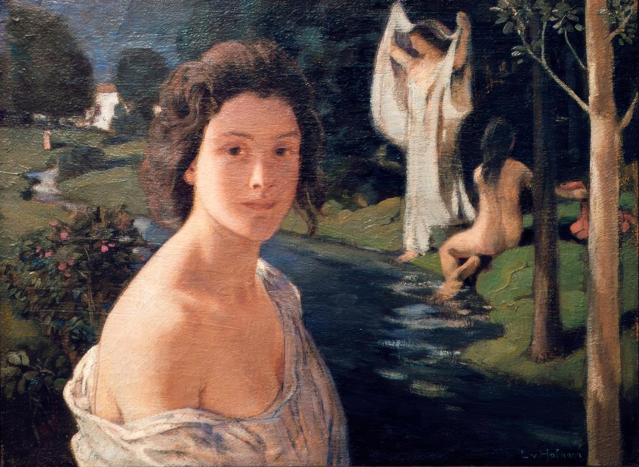 Natt av Ludwig von Hofmann