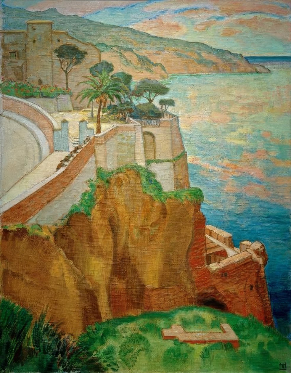 Sorrentokusten av Ludwig von Hofmann
