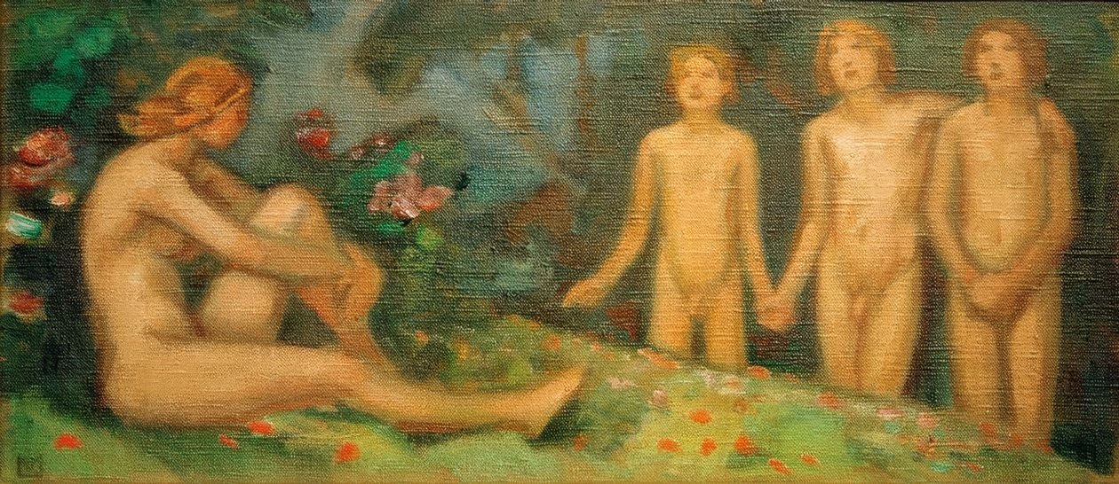 Supraporte - Studier av Ludwig von Hofmann