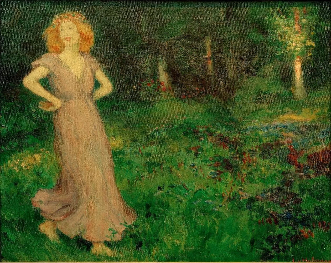 dansare av Ludwig von Hofmann