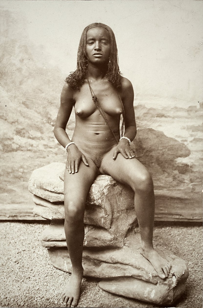 Woman, Eritrea, c.1880-90 (gelatin silver print) av Luigi Naretti
