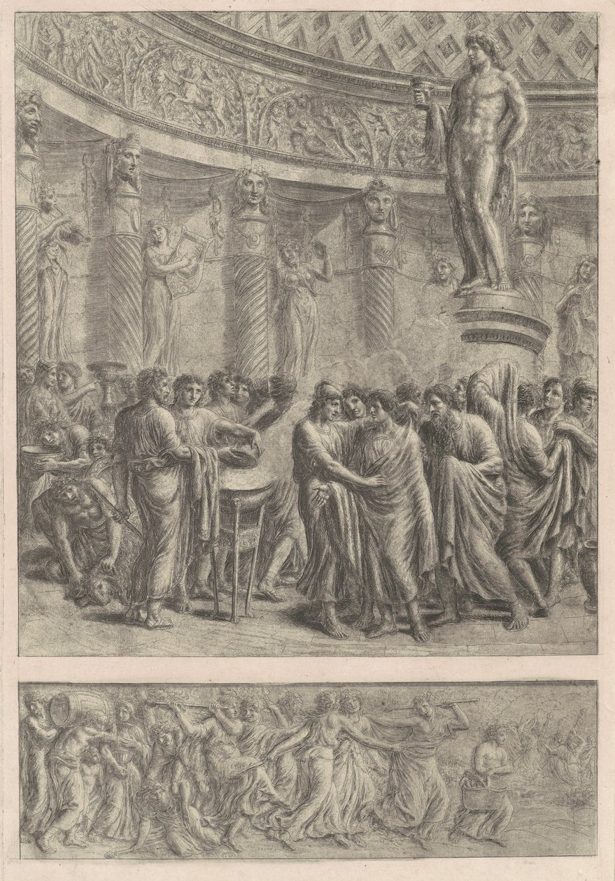 Ett antikt offer, 1820-talet. av Luigi Ademollo