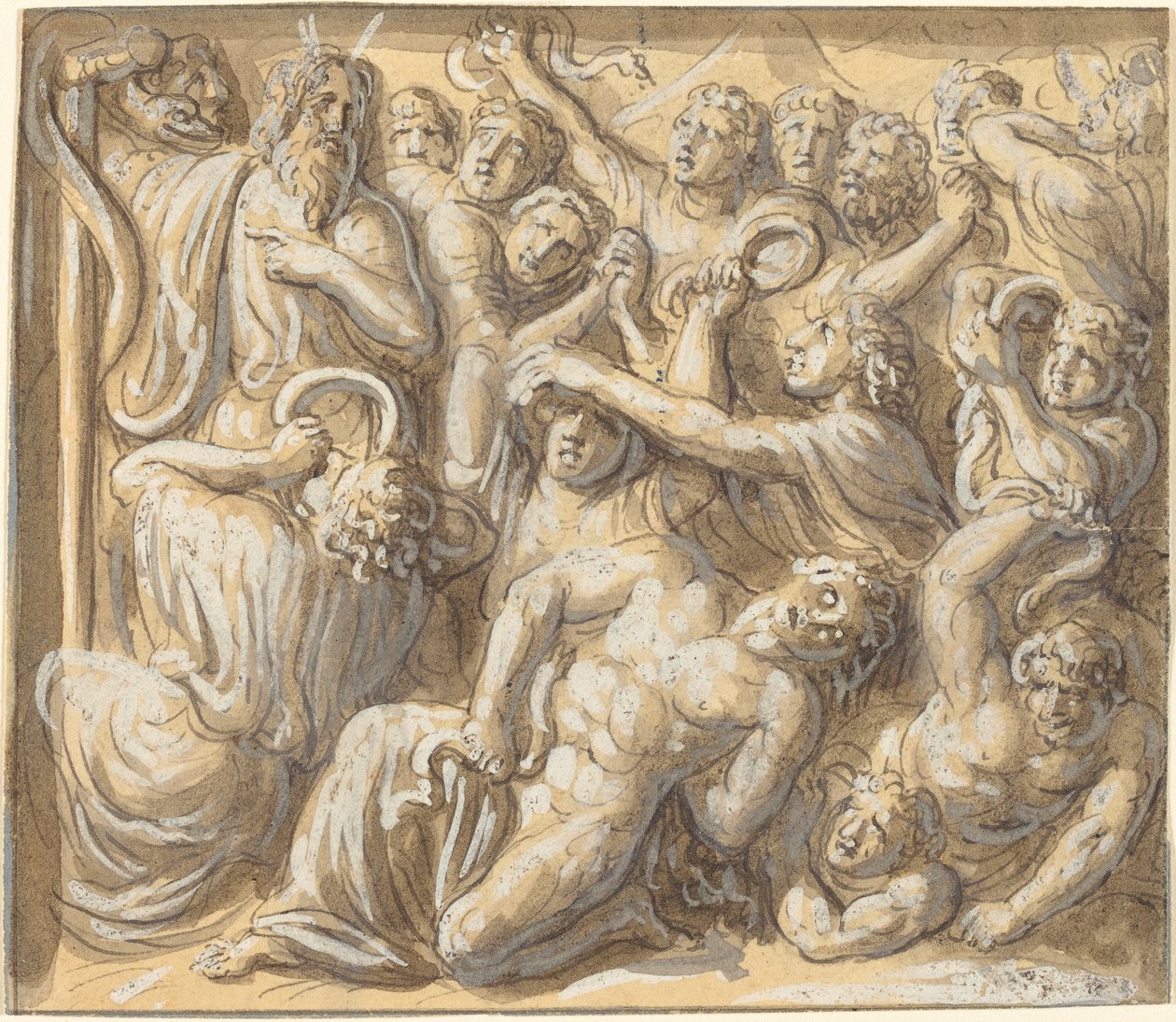 Moses och den fräcka ormen av Luigi Ademollo
