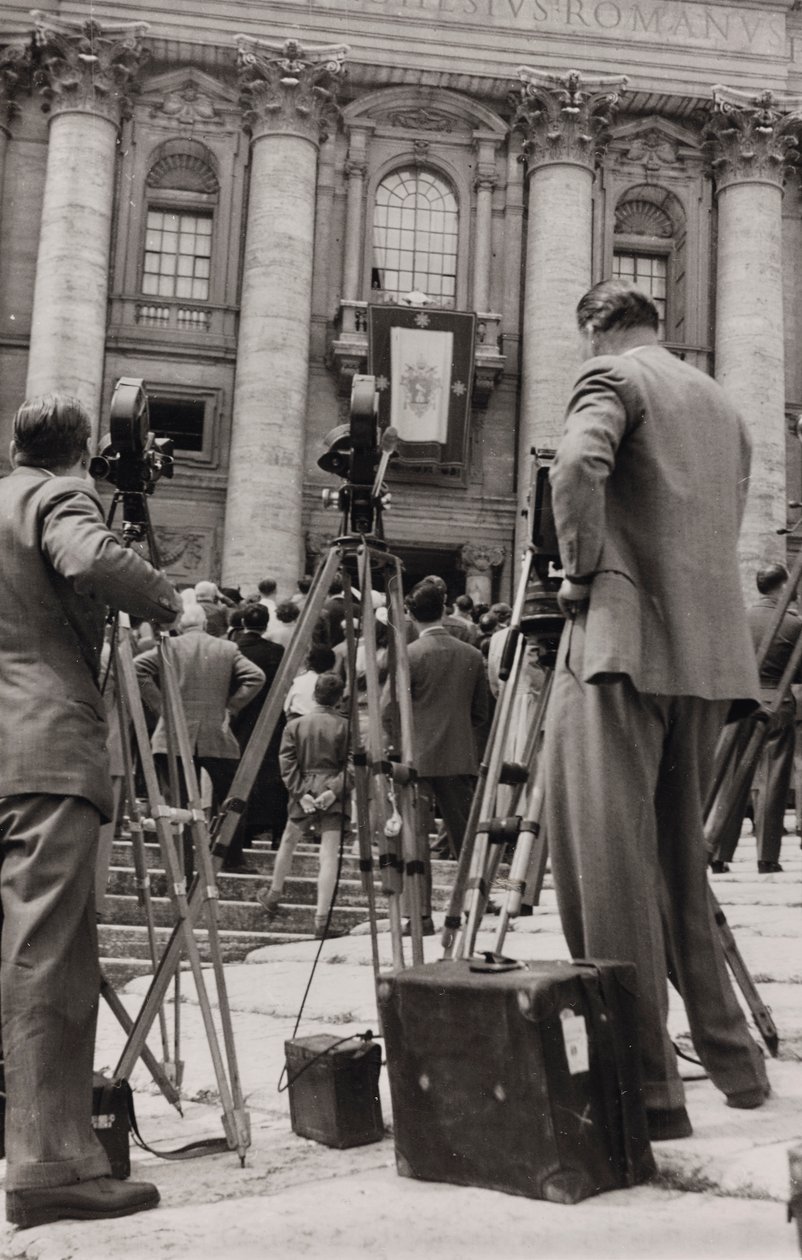Fotografer på Petersplatsen i Rom av Luigi Leoni