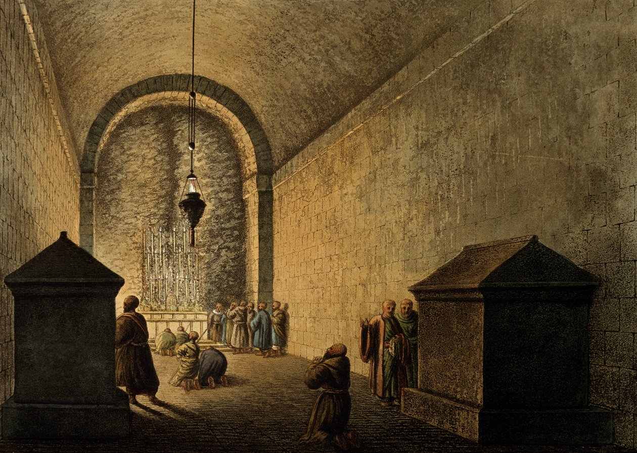 Kapell av Mount Calvary av Luigi Mayer