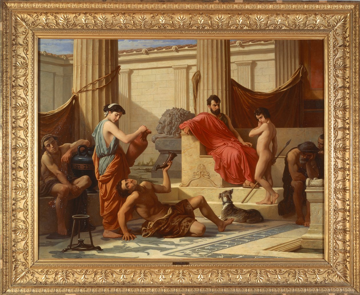 Utbildning i Sparta av Luigi Mussini