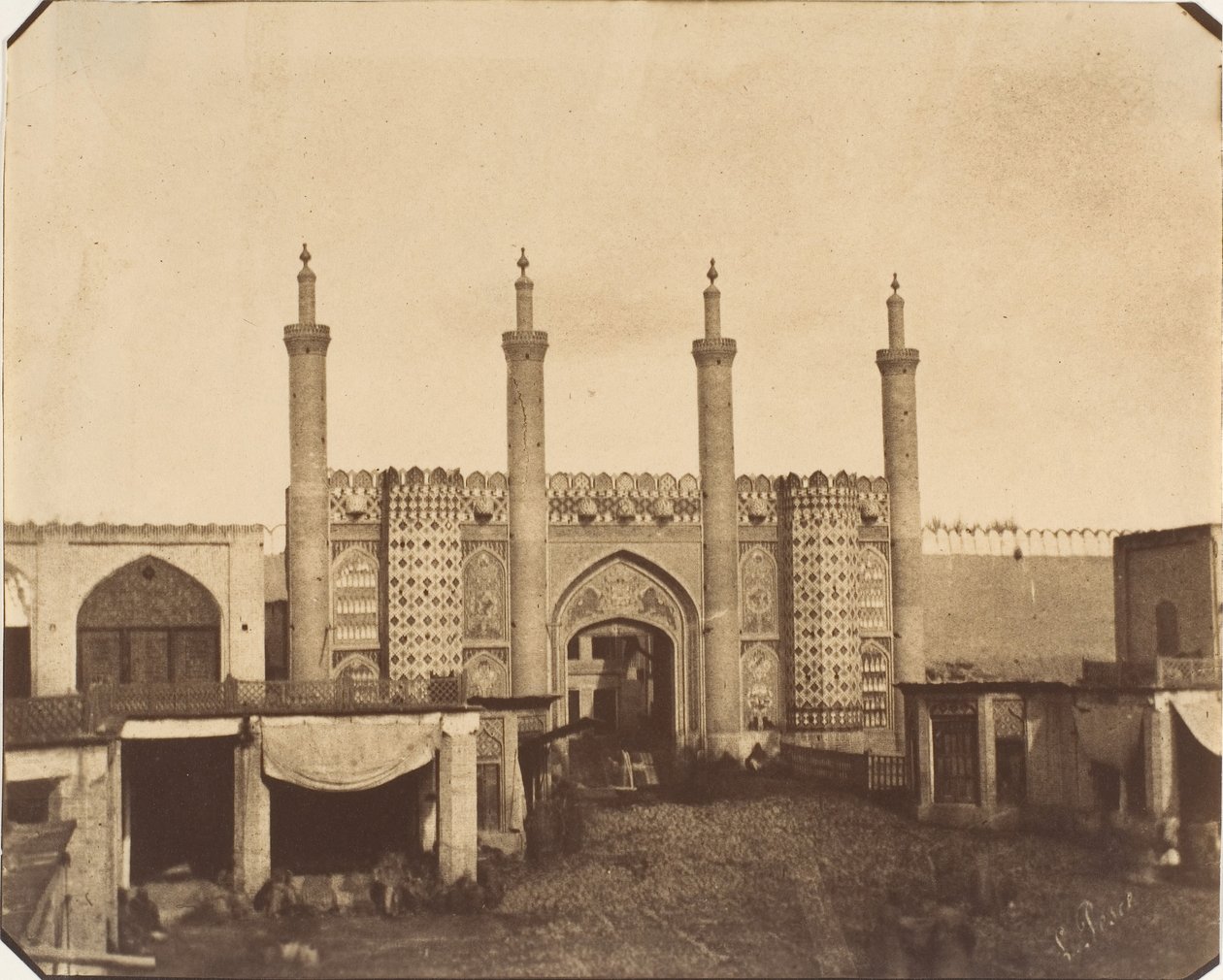 [Den nya porten, Teheran], 1850-talet. av Luigi Pesce