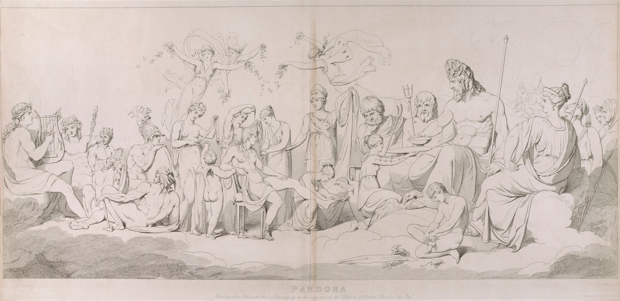 Pandora av Luigi Schiavonetti